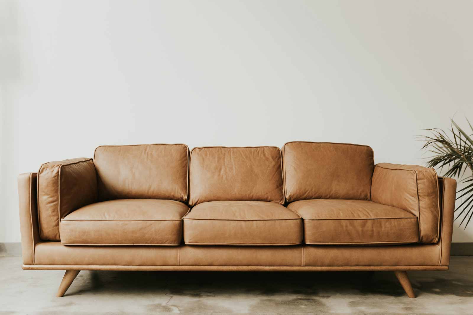 A calm living room with ready made furniture